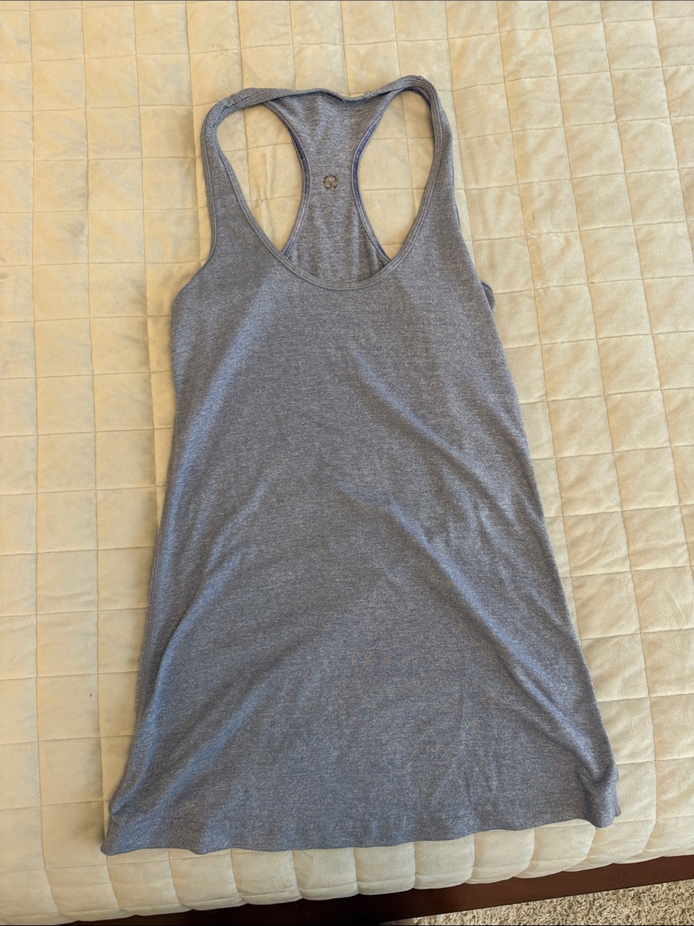 lululemon athletica Heather Gray Racerback Tank
